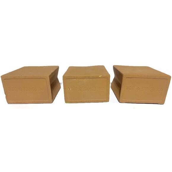 House of Lloyd Terra Cotta Candle Holders 6" Tall Southwest Style Set of Three - Picture 4 of 8